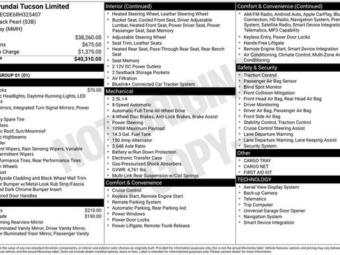 Certified 2024 Hyundai Tucson Limited AWD/4WD image 32