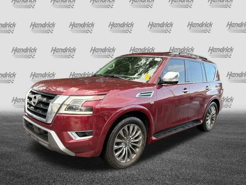 Used 2022 Nissan Armada Platinum w/ Captain's Chairs Package RWD image 9