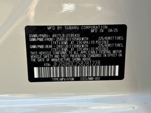 New 2025 Subaru Crosstrek 2.5i Premium image 27