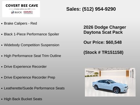 New 2026 Dodge Charger Daytona Scat Pack w/ Track Package AWD/4WD image 21