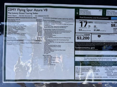 Used 2023 Bentley Flying Spur Azure image 29