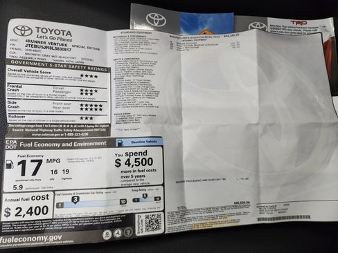 Used 2020 Toyota 4Runner Venture image 49