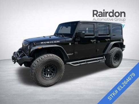 Used 2014 Jeep Wrangler Unlimited Rubicon w/ Connectivity Group AWD/4WD image 3