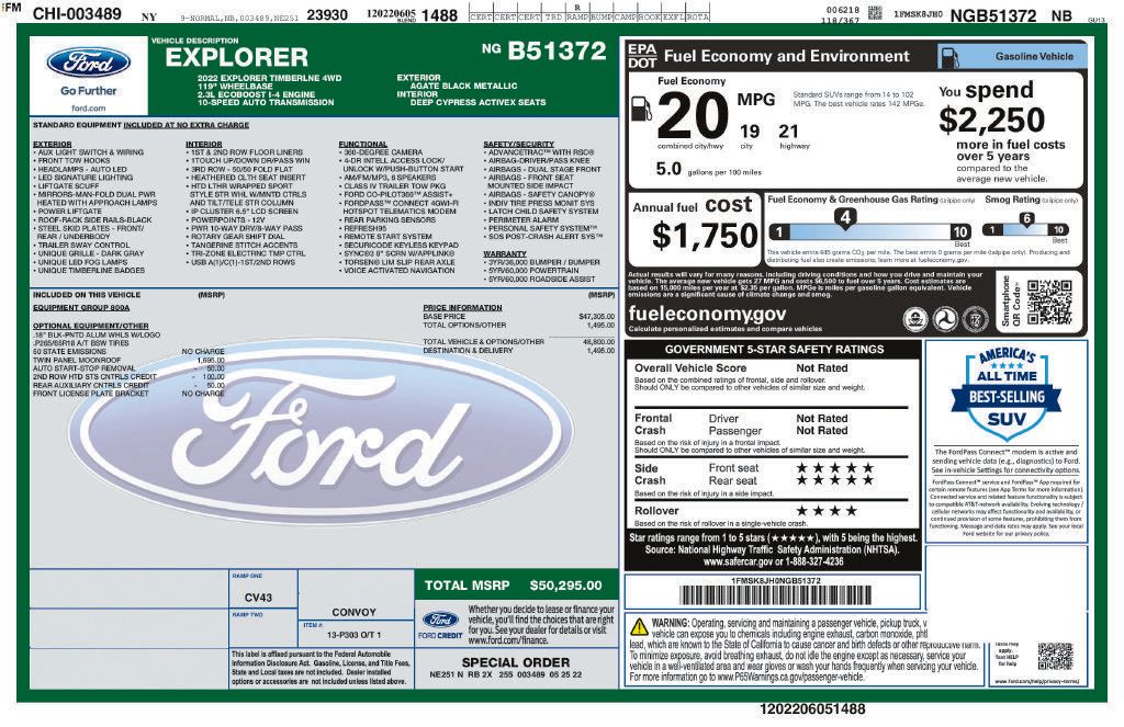 Used 2022 Ford Explorer Timberline AWD/4WD image 4