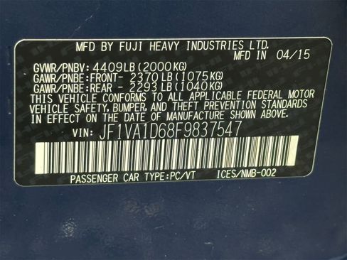 Used 2015 Subaru WRX Premium image 26