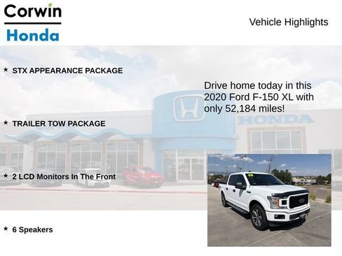Used 2020 Ford F150 XL w/ Equipment Group 101A Mid AWD/4WD image 7