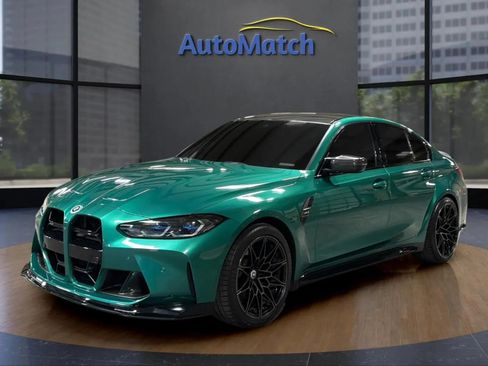Used 2021 BMW M3 w/ M Carbon Exterior Package RWD image 3