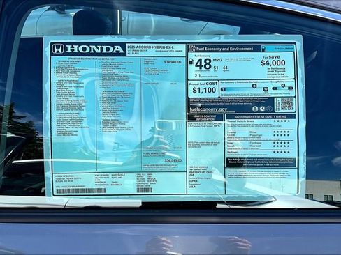 New 2025 Honda Accord EX-L image 26