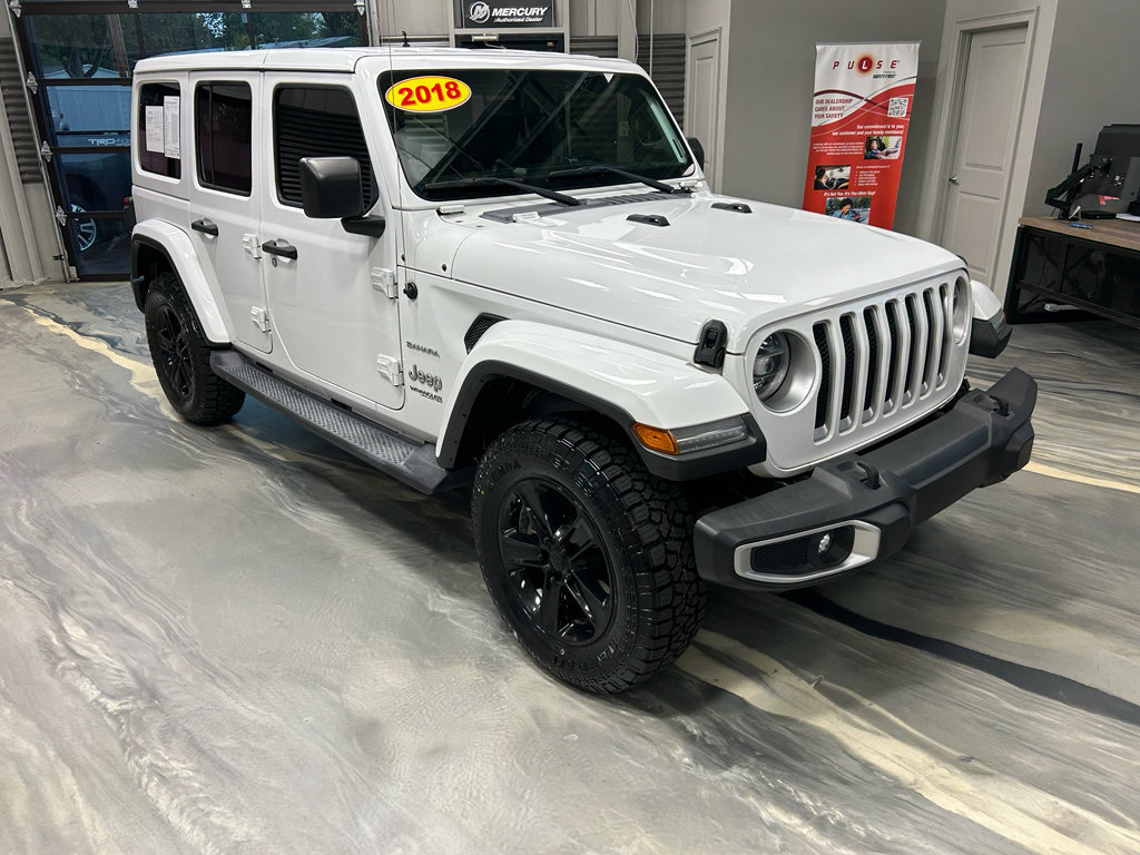 Used 2018 Jeep Wrangler Unlimited Sahara AWD/4WD image 1
