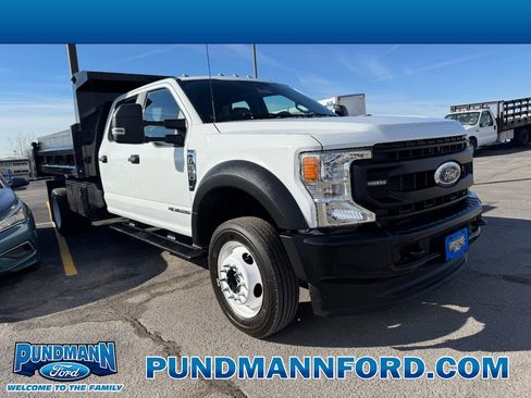 Used 2022 Ford F550 4x4 Crew Cab Super Duty w/ Power Equipment Group image 1