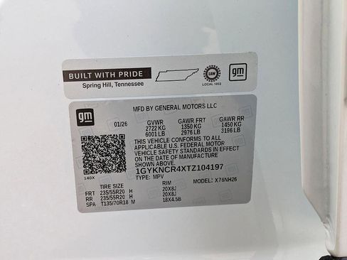 New 2026 Cadillac XT5 Premium Luxury w/ LPO, ONYX Package image 39