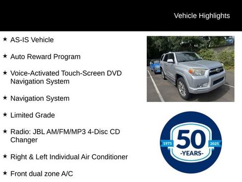 Used 2013 Toyota 4Runner Limited AWD/4WD image 5