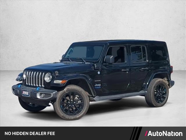 Used 2022 Jeep Wrangler Unlimited Sahara w/ Cold Weather Group AWD/4WD image 1