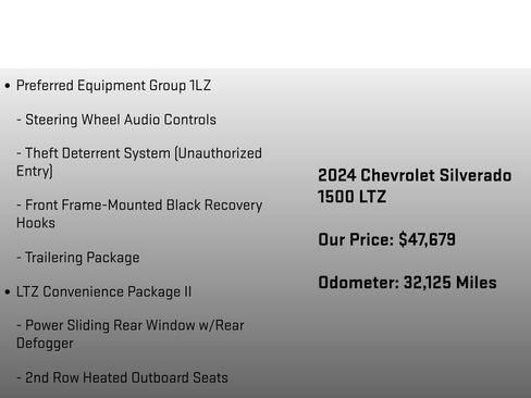 Used 2024 Chevrolet Silverado 1500 LTZ image 26