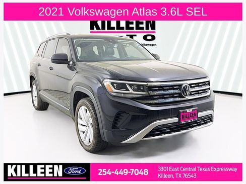 Used 2021 Volkswagen Atlas SEL AWD/4WD image 1