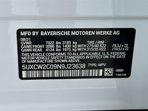 Used 2022 BMW X7 xDrive40i w/ M Sport Package image 34