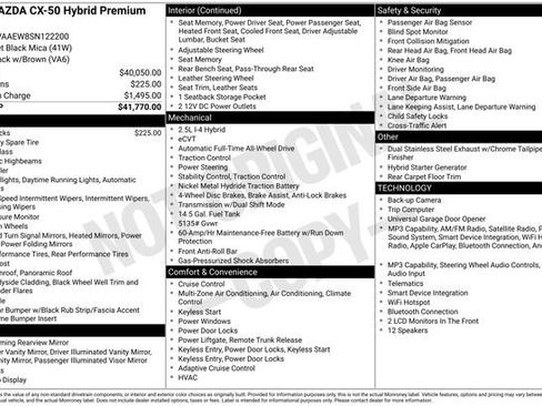 Certified 2025 MAZDA CX-50 2.5 Hybrid w/ Premium Plus Pkg AWD/4WD image 5