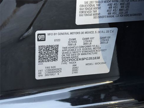 Used 2023 Chevrolet Silverado 1500 Custom Trail Boss w/ LPO, Dark Essentials Package image 30