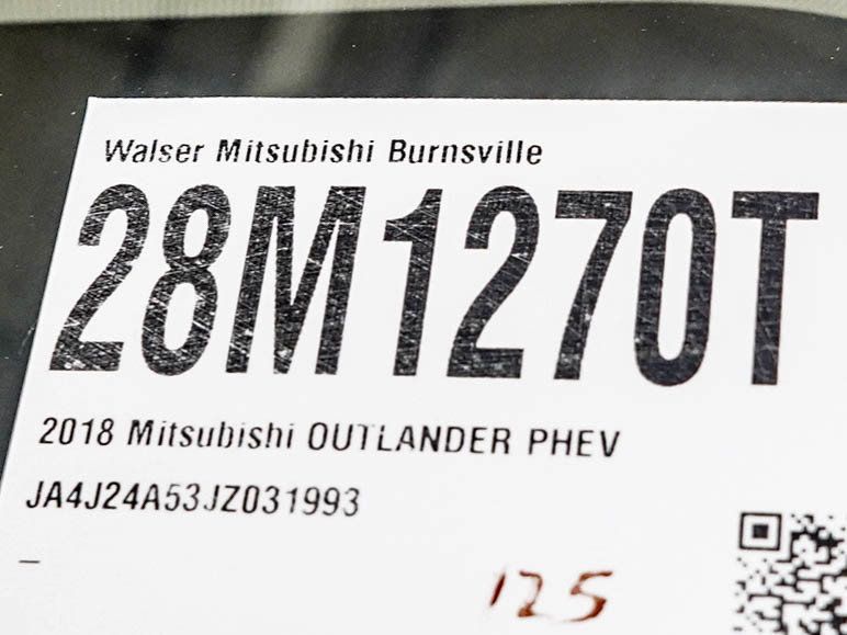 Used 2018 Mitsubishi Outlander 4WD Plug-In Hybrid image 30
