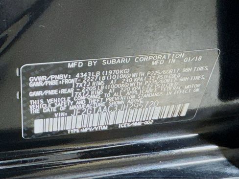 Used 2018 Subaru Crosstrek 2.0i AWD/4WD image 38