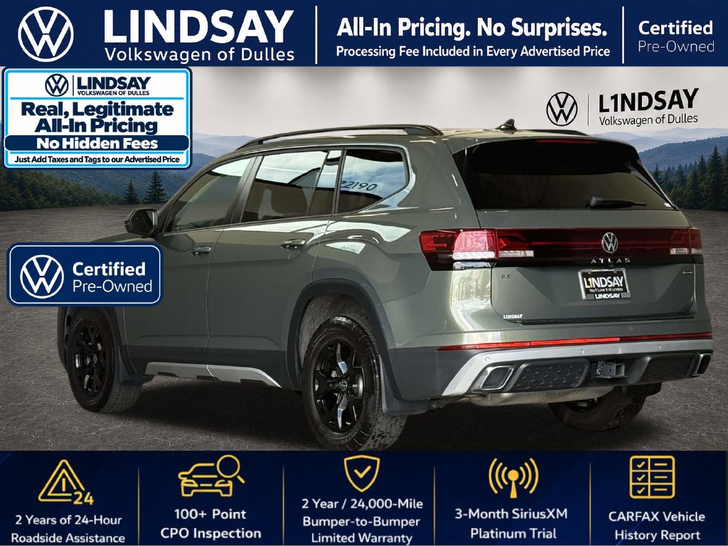 Used 2024 Volkswagen Atlas Peak Edition SE AWD/4WD image 5