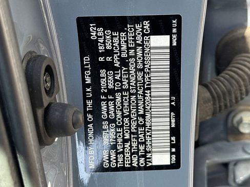 Certified 2021 Honda Civic EX image 35