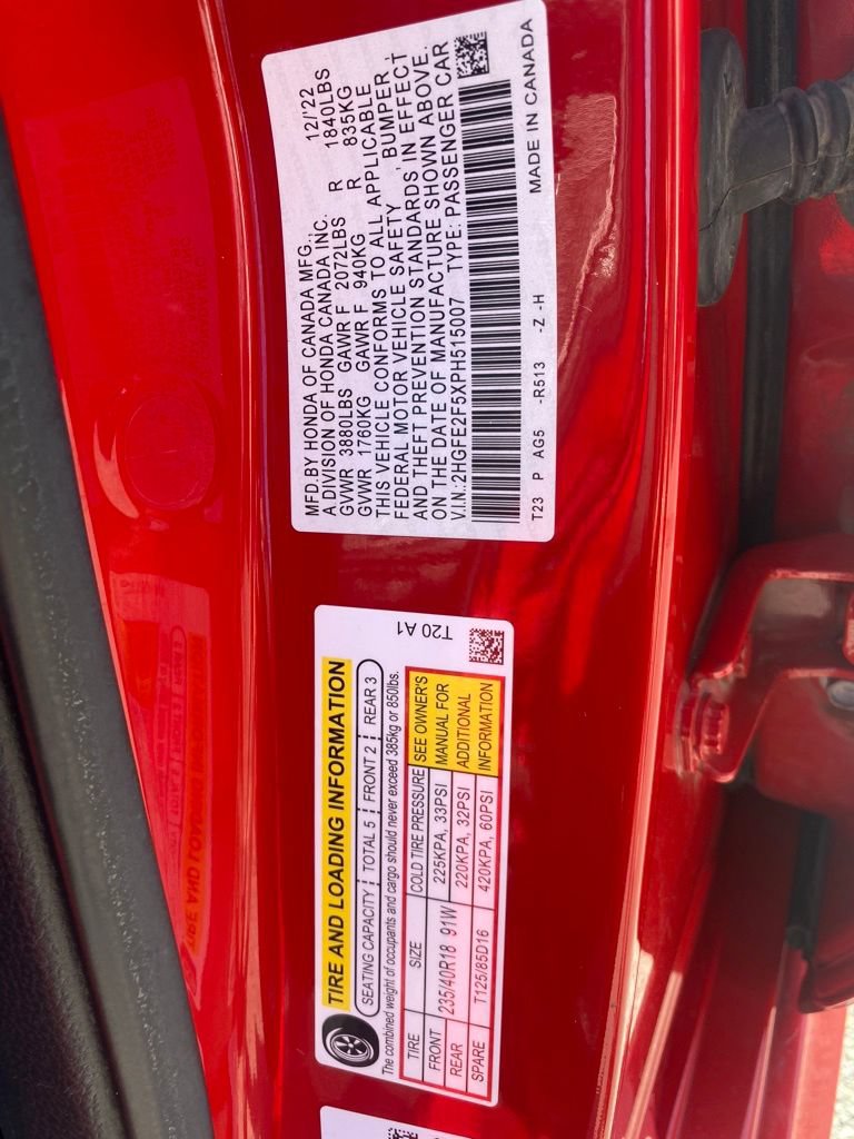 Used 2023 Honda Civic Sport image 33