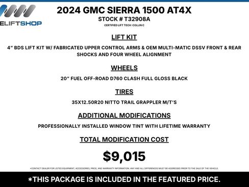 Used 2024 GMC Sierra 1500 AT4X AWD/4WD image 1