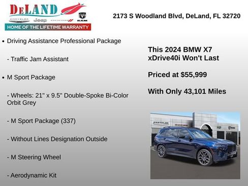 Used 2024 BMW X7 xDrive40i w/ Executive Package AWD/4WD image 12