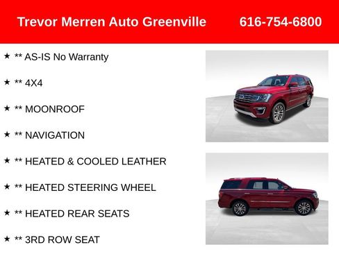 Used 2018 Ford Expedition Limited w/ Equipment Group 301A AWD/4WD image 8