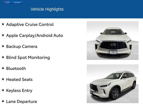 Used 2023 INFINITI QX60 Sensory w/ Cargo Package AWD/4WD image 2