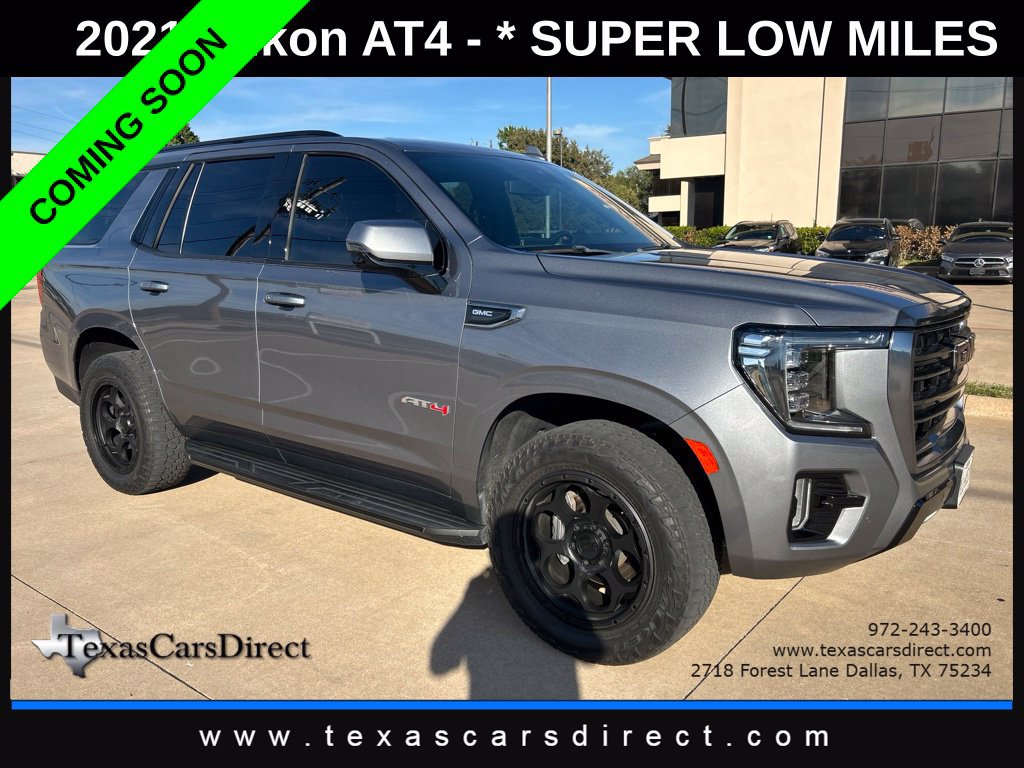 Used 2021 GMC Yukon AT4 w/ Rear Media and Nav Package AWD/4WD image 2