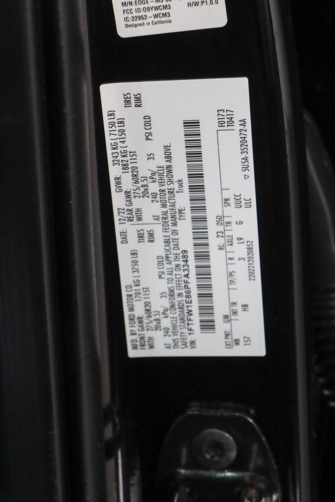 Used 2023 Ford F150 Lariat w/ Equipment Group 502A High AWD/4WD image 33