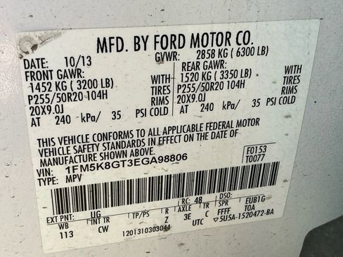 Used 2014 Ford Explorer Sport w/ Equipment Group 401A image 37