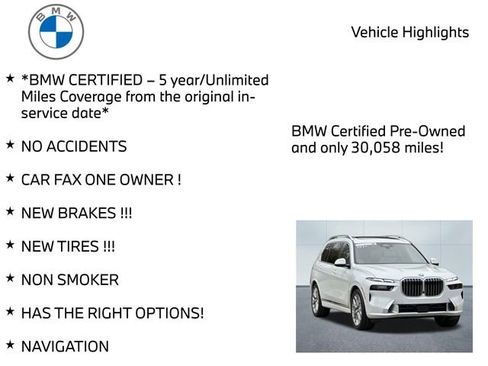 Certified 2024 BMW X7 xDrive40i w/ Executive Package image 11