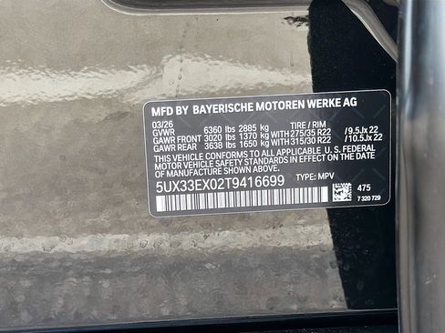 New 2026 BMW X6 xDrive40i image 44