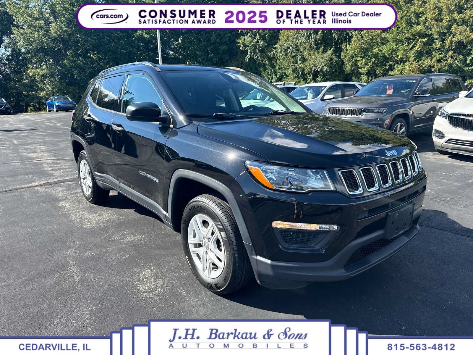 Used 2017 Jeep Compass Sport w/ Cold Weather Group AWD/4WD image 1