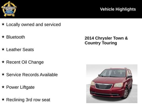 Used 2014 Chrysler Town & Country Touring image 2