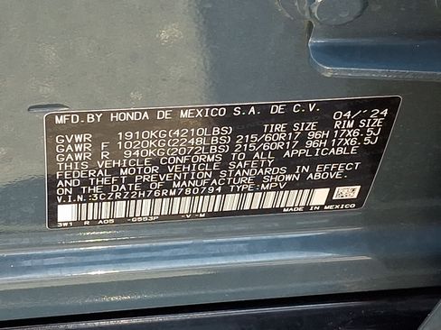 Certified 2024 Honda HR-V EX-L image 29