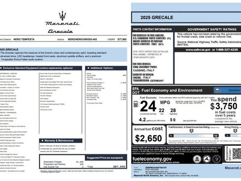 New 2025 Maserati Grecale GT image 25