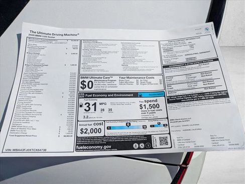 New 2026 BMW 530i w/ M Sport Package RWD image 17