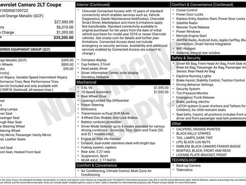 Used 2022 Chevrolet Camaro LT RWD image 9