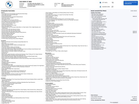 Used 2023 BMW X7 M60i w/ M Sport Professional Package image 5