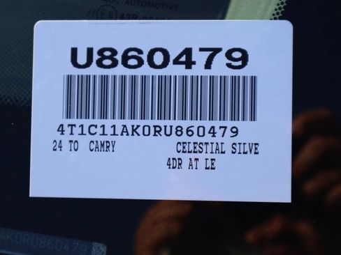 Certified 2024 Toyota Camry LE FWD image 6