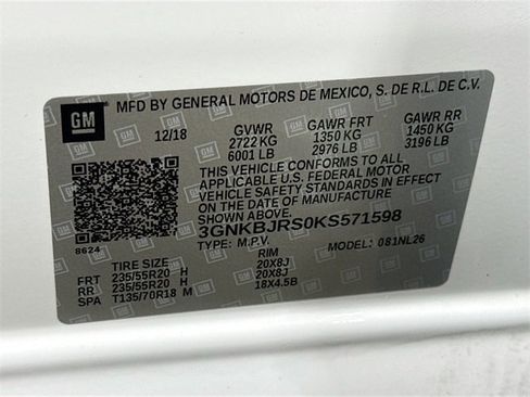 Used 2019 Chevrolet Blazer RS w/ LPO, Cargo Essentials Package image 32