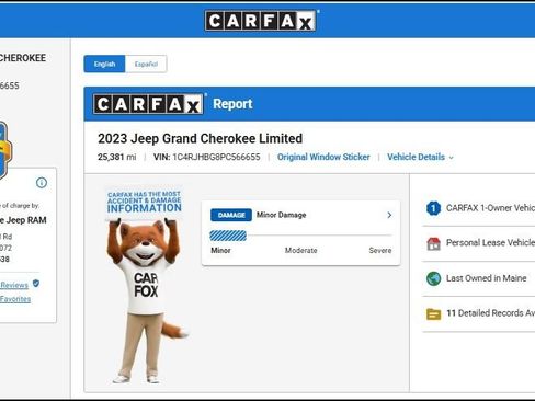 Used 2023 Jeep Grand Cherokee Limited AWD/4WD image 12