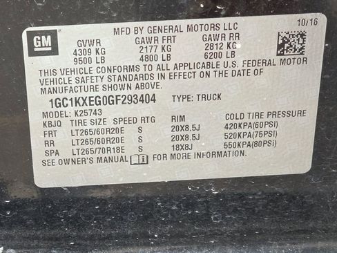 Used 2016 Chevrolet Silverado 2500 High Country image 15