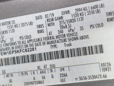 Used 2019 Ford F150 XL w/ Equipment Group 101A Mid AWD/4WD image 27