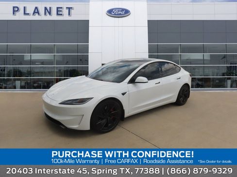 Used 2025 Tesla Model 3 Performance AWD/4WD image 1