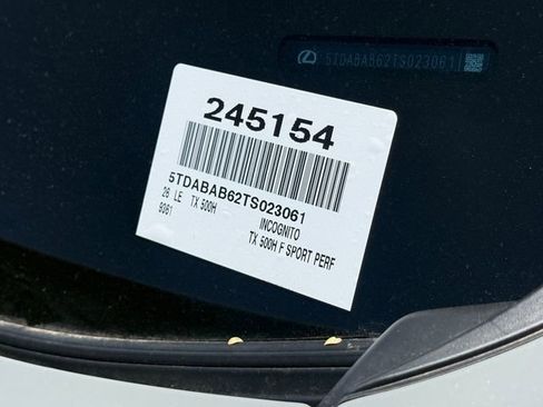 New 2026 Lexus TX 500h AWD image 25